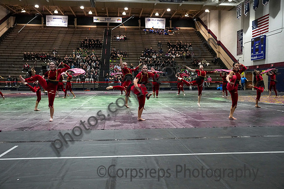 University of New Haven Winterguard_250322_Bethlehem-07807