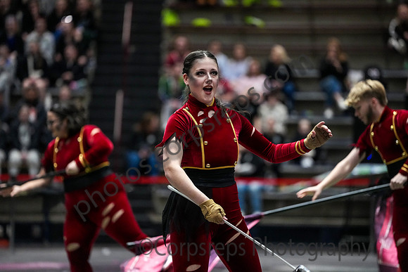 University of New Haven Winterguard_250322_Bethlehem-07799
