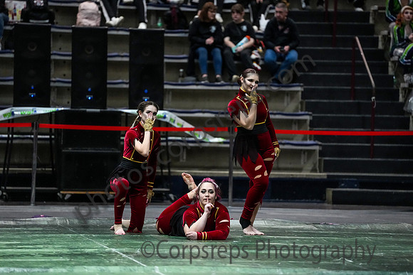 University of New Haven Winterguard_250322_Bethlehem-07763