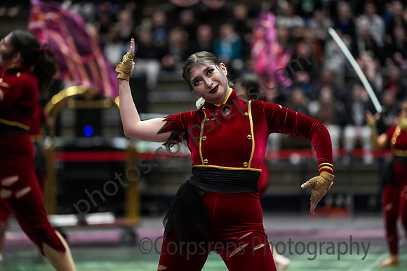 University of New Haven Winterguard_250322_Bethlehem-07787