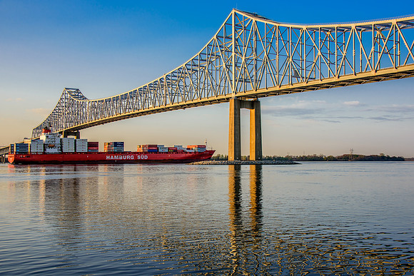 022-Commodore Barry Bridge at Golden Hour