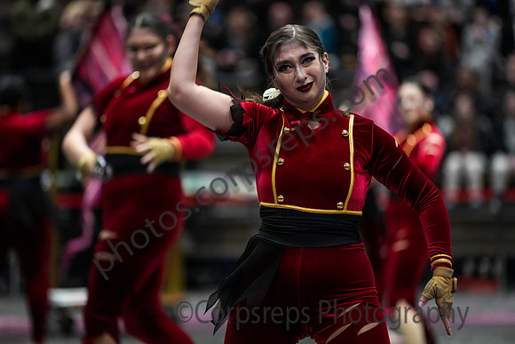 University of New Haven Winterguard_250322_Bethlehem-07786