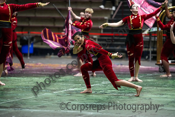University of New Haven Winterguard_250322_Bethlehem-07792