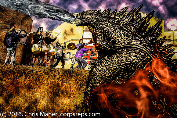 020-Godzilla vs Penncrest Drumline