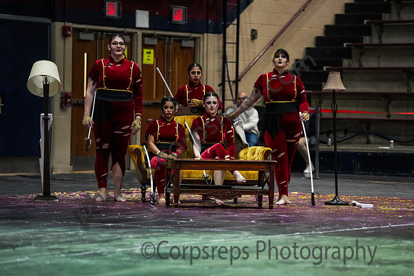 University of New Haven Winterguard_250322_Bethlehem-07759