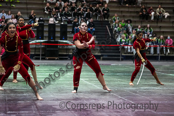 University of New Haven Winterguard_250322_Bethlehem-07795