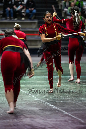University of New Haven Winterguard_250322_Bethlehem-07781