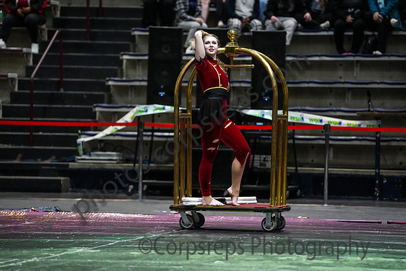 University of New Haven Winterguard_250322_Bethlehem-07766