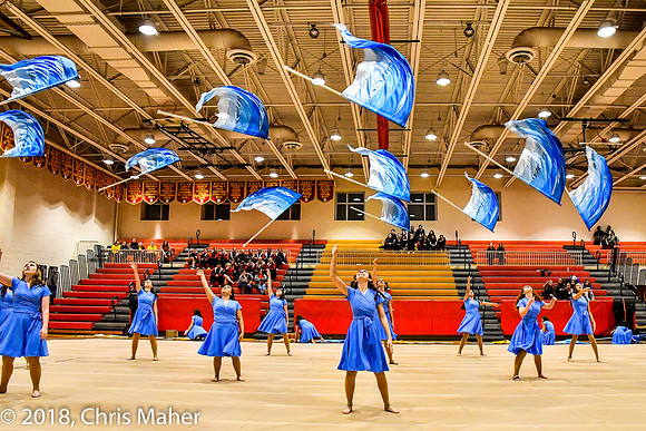 003-Flags in a Gym - Monroe Guard