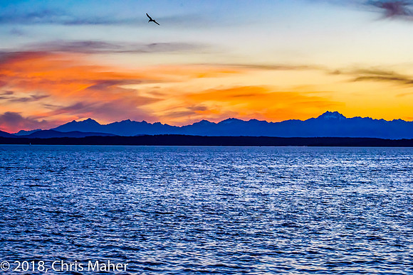 037-Puget Sound Sunset