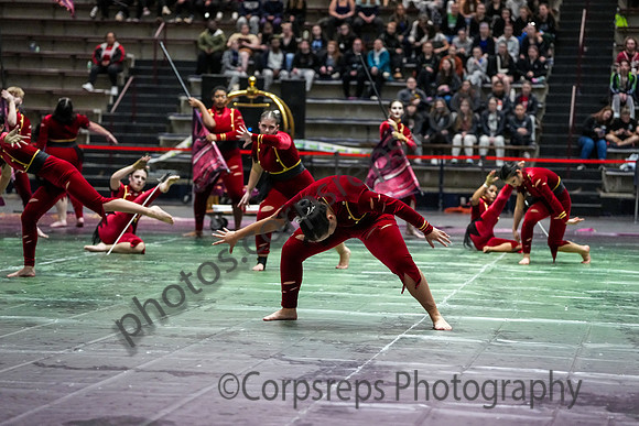 University of New Haven Winterguard_250322_Bethlehem-07789