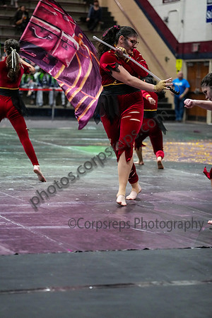 University of New Haven Winterguard_250322_Bethlehem-07779