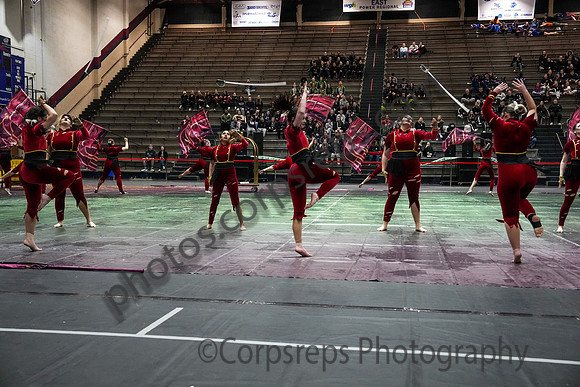University of New Haven Winterguard_250322_Bethlehem-07804