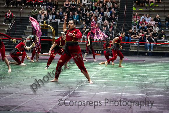 University of New Haven Winterguard_250322_Bethlehem-07791