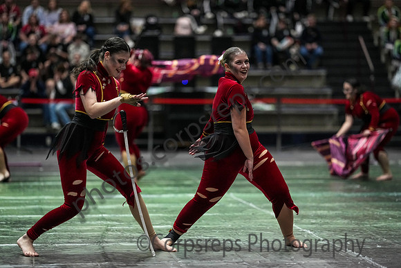 University of New Haven Winterguard_250322_Bethlehem-07811
