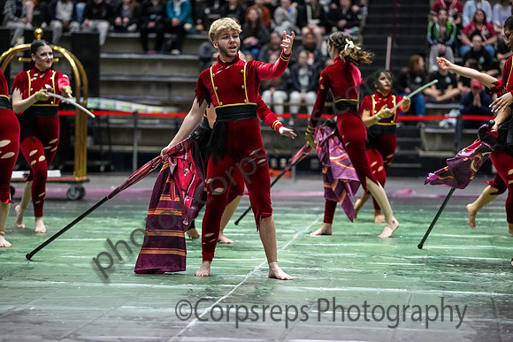 University of New Haven Winterguard_250322_Bethlehem-07794