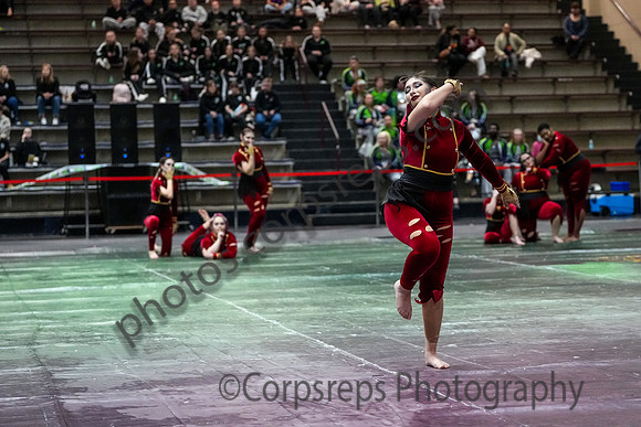 University of New Haven Winterguard_250322_Bethlehem-07768
