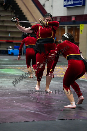 University of New Haven Winterguard_250322_Bethlehem-07780