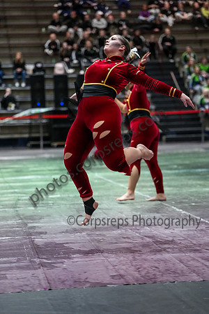 University of New Haven Winterguard_250322_Bethlehem-07773