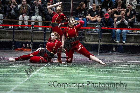 University of New Haven Winterguard_250322_Bethlehem-07765