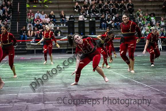 University of New Haven Winterguard_250322_Bethlehem-07784