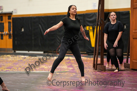 University of New Haven Winterguard_250222_South Brunswick-08841