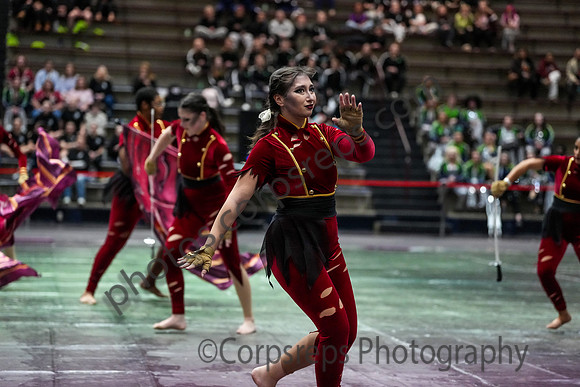 University of New Haven Winterguard_250322_Bethlehem-07798