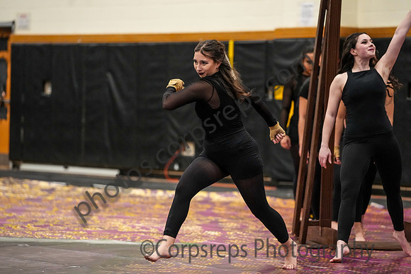 University of New Haven Winterguard_250222_South Brunswick-08837
