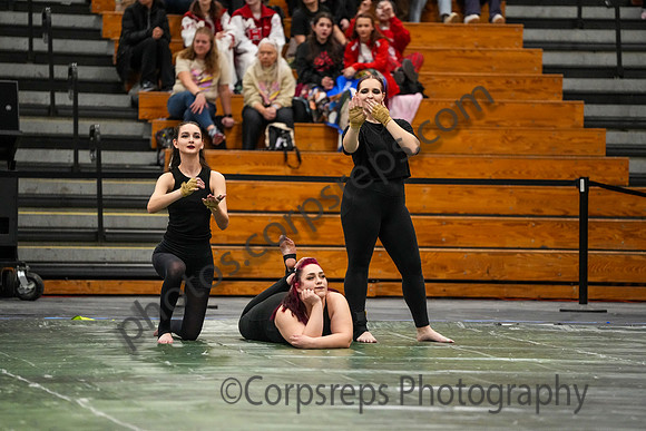 University of New Haven Winterguard_250222_South Brunswick-08833