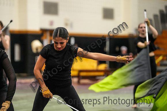 University of New Haven Winterguard_250222_South Brunswick-08880