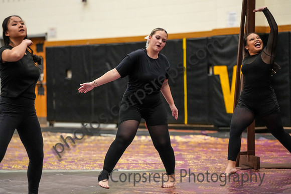University of New Haven Winterguard_250222_South Brunswick-08842