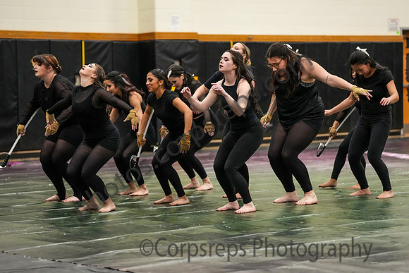 University of New Haven Winterguard_250222_South Brunswick-08848