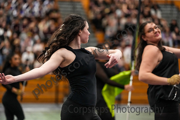University of New Haven Winterguard_250222_South Brunswick-08852