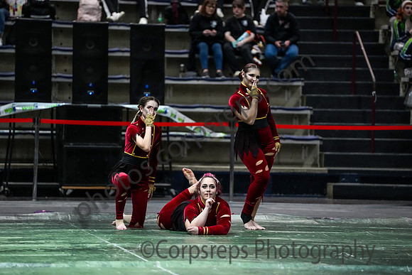 University of New Haven Winterguard_250322_Bethlehem-07764
