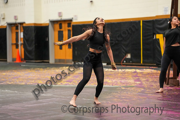 University of New Haven Winterguard_250222_South Brunswick-08840