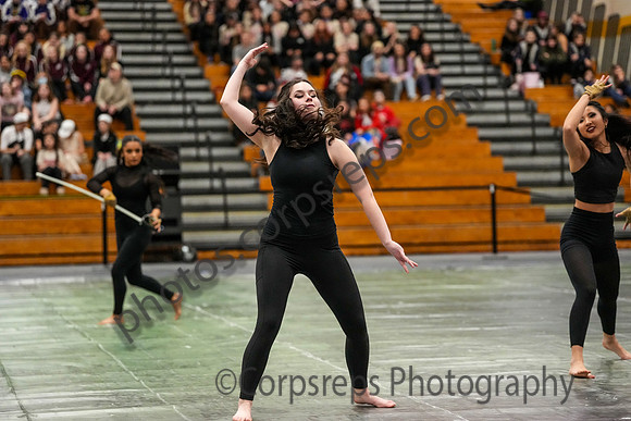 University of New Haven Winterguard_250222_South Brunswick-08859