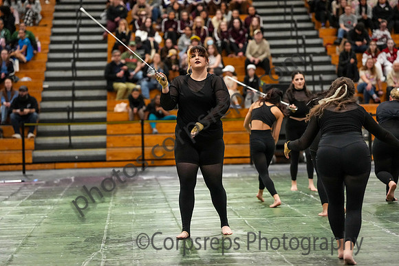 University of New Haven Winterguard_250222_South Brunswick-08853
