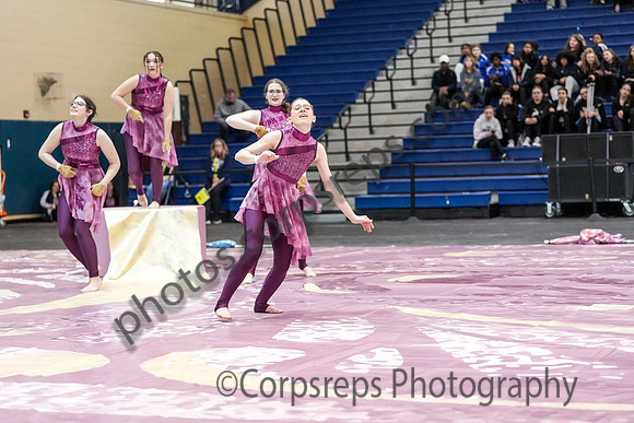 The Pride Winterguard of Widner University_250301_Council Rock South-06510