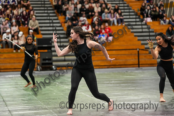 University of New Haven Winterguard_250222_South Brunswick-08860