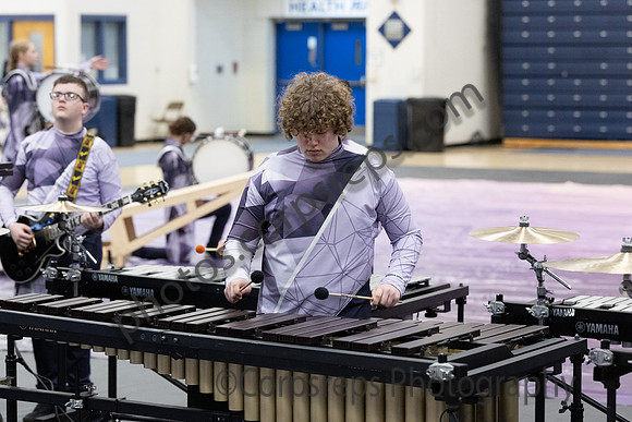 John C Birdlebough Drumline_250322_RWJ Barnabas Health Arena-JB00006
